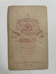 orig. CDV photo photograph old picture woman lady fashion around 1885 E. Wachtholtz Halle