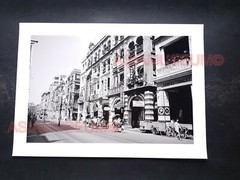 40’s Des Voeux Road Central Hong Kong British Colony Street Vintage Photo 香港老照片