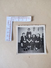⚫ Vintage Photograph Photo 1950s Family Grandparents