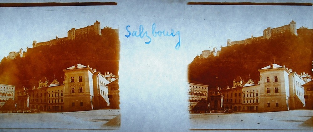 Stereoscopic Photography Austria Salzburg One Place circa 1904 Salzburg