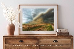 Storm Photography Print: Colorado Thunderstorm Great Plains Sky Weather Photo