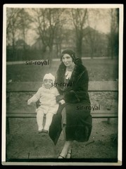Mannheim 1931 – Woman with Child in Luisenpark – 1930s – Photo 9x12cm