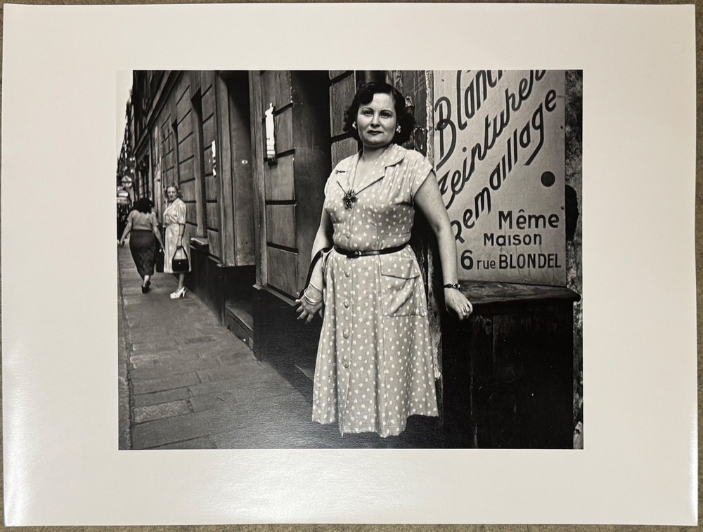 Lutz Dille, Rue Blondel 1951 Paris, Photograph, 1951/1988, Hand Signed