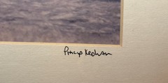 Ocean Wave Framed Photo Signed Philip Keohan