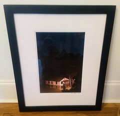 Signed Framed Art Photograph of Hurricane Katrina New Orleans Flood Waters 2008
