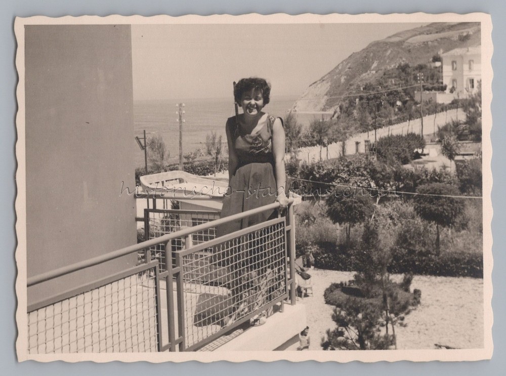 Gabicce Mare Umbria Italy 1956 – Hotel Tre Ville – Photo 1950s