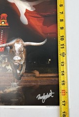 Lot of 2 Randy Smith Gallery UT Longhorns Signed Photo Prints Texas Football