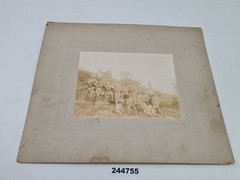Fotografie Bild Soldaten Erinnerung Guriangab D.S.W. Afrika Pappe alt #244755