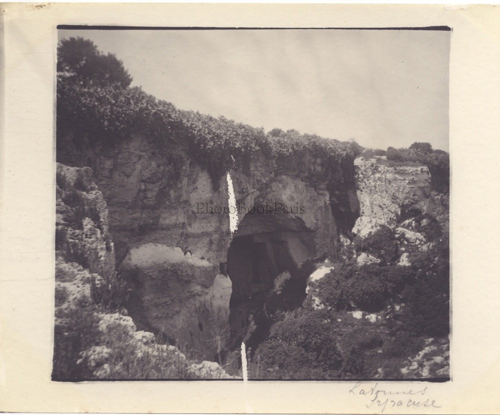 Syracuse Sicily Italy Italia Photograph n3 Vintage Analog c1910
