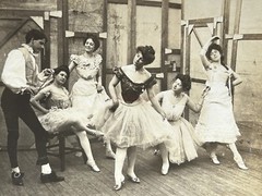 Genre Scene The Ballet School Dance Beauty 1901 Photo Stereo Vintage Citrate