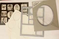 Two 5-Oval Cut Mats +3 11X14-Double Lg Oval Mat,Double Muti Cut+ Single Multi–