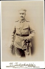 Cabinet Photo Tsingtao China, German Soldier M. Winkler in… – 10679615