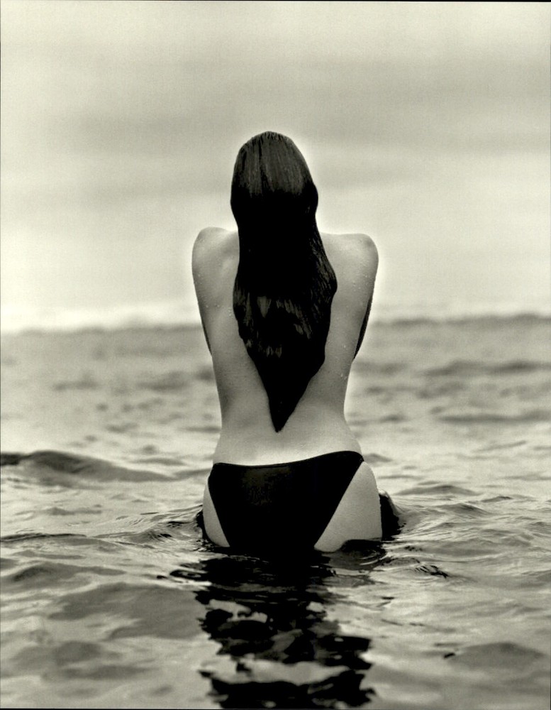1988 Original HERB RITTS Woman in the Sea Hawaii Photo Art Photography