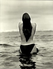 1988 Original HERB RITTS Woman in the Sea Hawaii Photo Art Photography