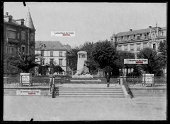 Vintage Black And White Photo Glass Plate Negative 13X18 Cm Architecture Colmar