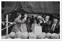 Gerald Ford Tossing Watermelon Philadelphia Farmers Market 8×12 Photo