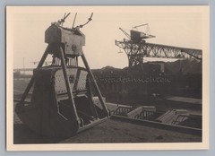Duisburg Walsum 1953 Crane Technology Industry Old Photo 1950s