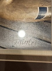 john fulton color print signed Decoys Ammo Duck Calls (hunting) Framed