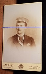 C. Mentzel in SS 1893 as a student in Couleur-CDV Halle a. S. / Studentika