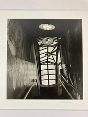 LEONARD SUSSMAN Signed NEW YORK CITY SUBWAYS 1977 Skylight GELATIN SILVER PRINT
