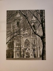 BASILICA LARGE ORIGINAL SIGNED ART PHOTO B&W STETTNER VTG MATTE NJ CAMERA