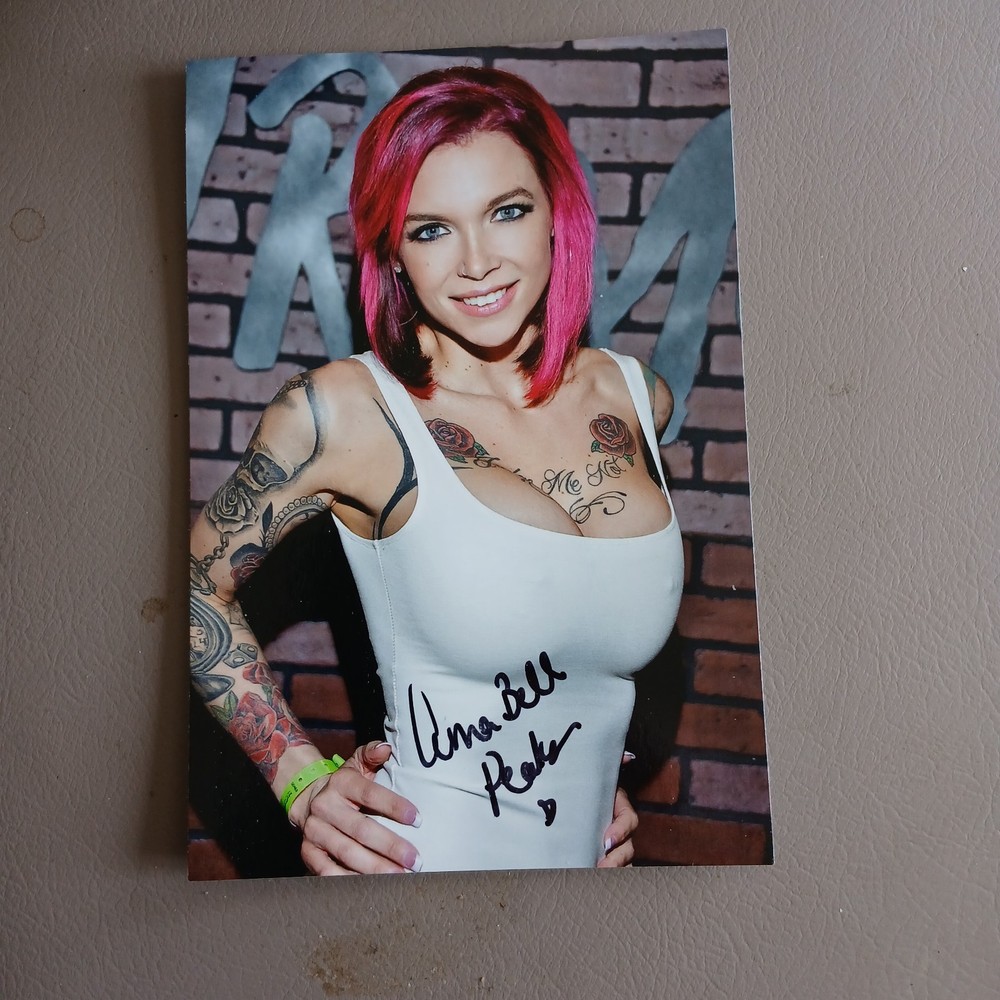 Pornstar Anna Bell Peaks Autographed 4×6 Photo