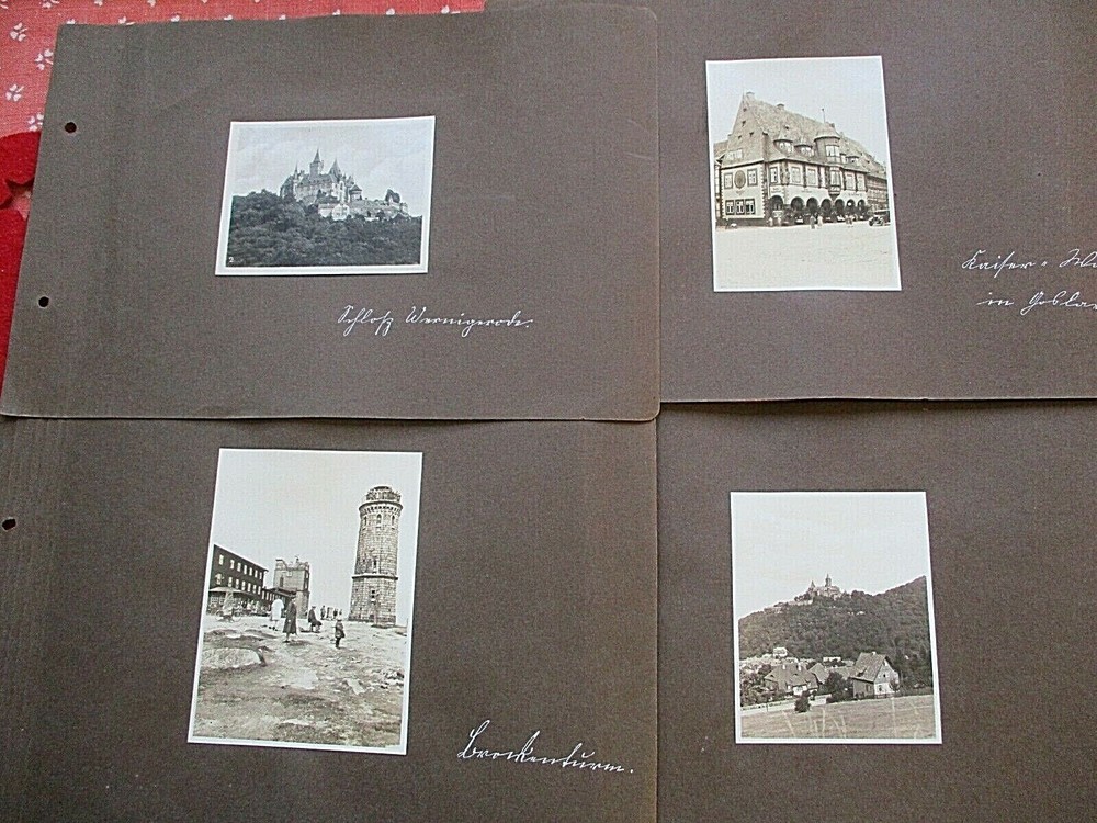 7x Original Photo Room Wernigerode 1922 Resin Holiday. 9×6 cm