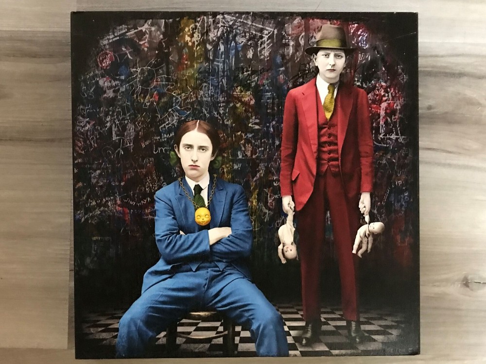 Beth Conklin Color Digital Photograph «Gangster». Framed on wood panel, Signed