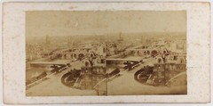 Paris The Seine The Pump The Pont Notre Dame C1858 Photo Stereo Vintage Album