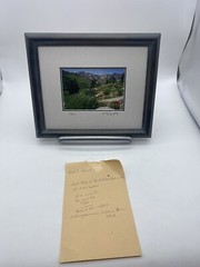 David Whitten Park City, Utah 10/250 Framed Matted Glass