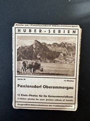 Oberammergau historical photos Huber series Passion Village 12 small photos 9×6 cm