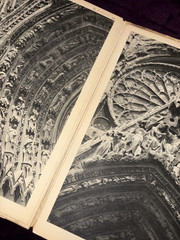LA CATHEDRALE de REIMS, 1935 edition by ALPINA ILLUSTREE ,photographic portfolio