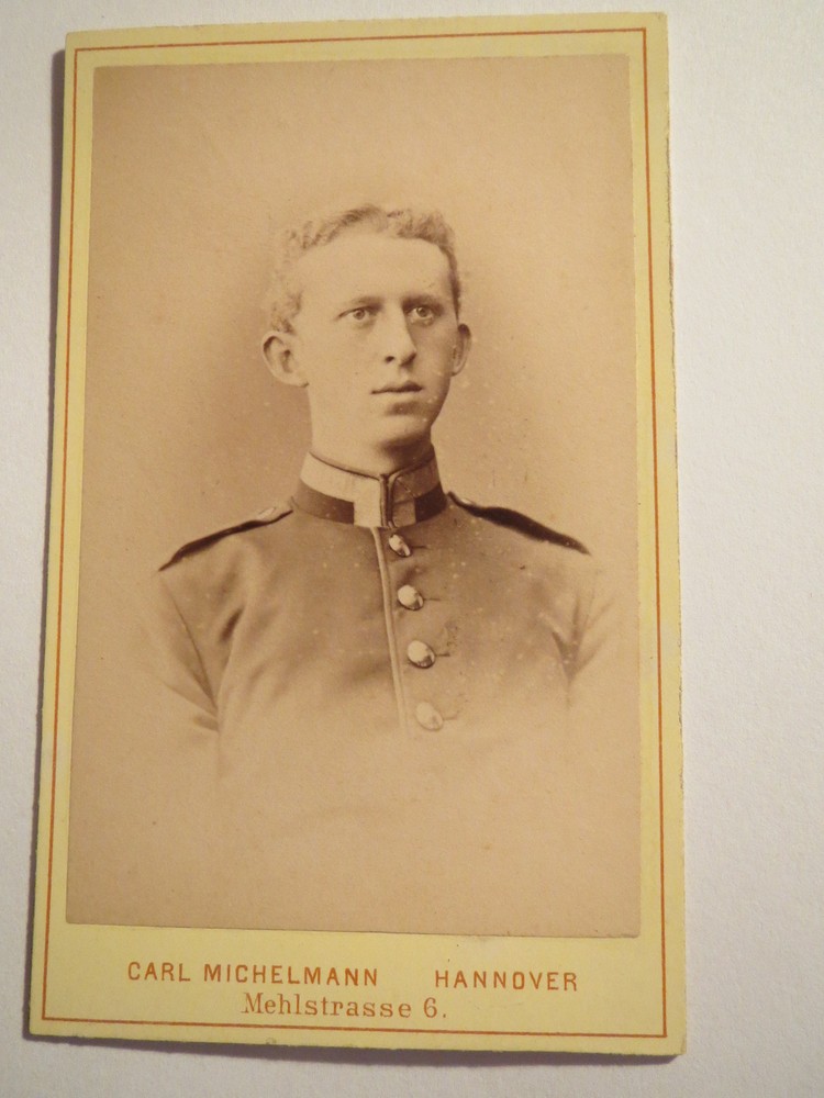 Hanover – Soldier Pfaff in Uniform – Regiment Art 27 / CDV