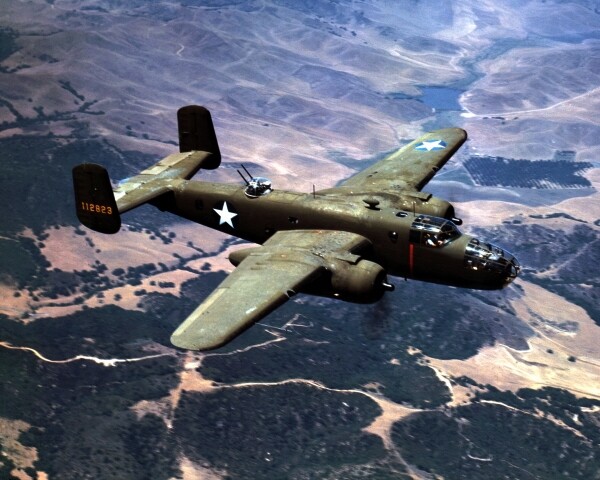 New Photo: USAAF North American Aviation B-25 Mitchell Medium Bomber – 6 Sizes!