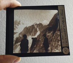 Photo Plate Glass Early 1900 – The Mount White (IN A L’Needle of Monk)