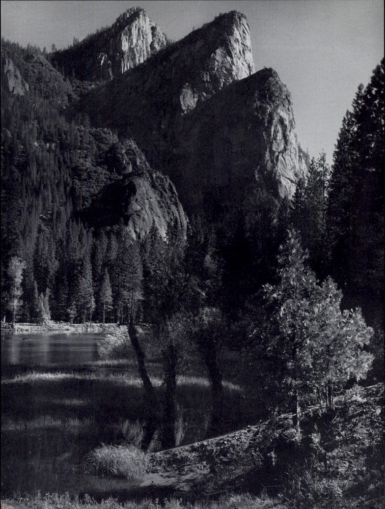 1959 Ansel Adams Yosemite Valley National Park Three Brothers Art Photo