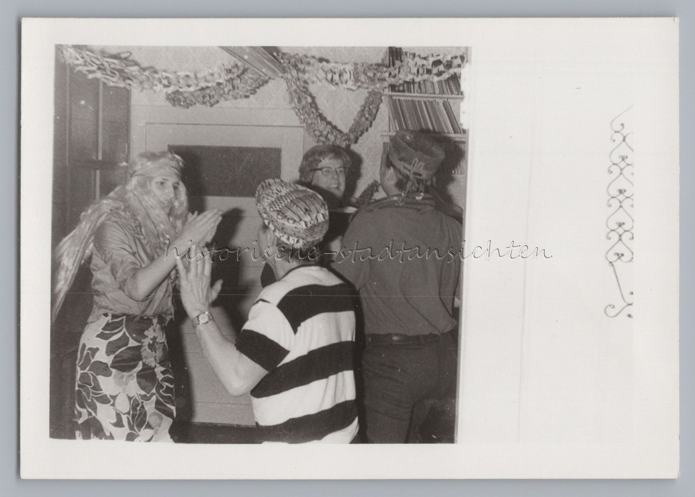 People dressed up dancing – old photo