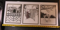 GARY SEIDEL TRIO OF JEWISH SYMBOLS 21/195 LIMITED EDITION SIGNED FRAMED