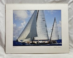 Harry Kramer Signed Ltd Ed Yacht Photo Numbered Sailboat Maritime Print 16×20