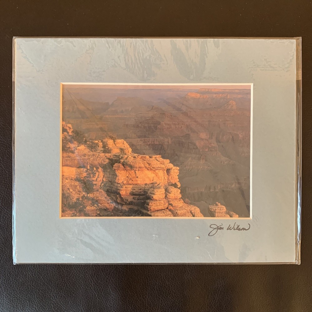 Jim Wilson Sealed Matted Print Grand Canyon Sunrise From Mather Point 8×10 MINT