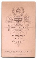 Photograph Aug. Crome, Einbeck, Baustraße, portrait of a woman with child