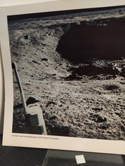 Vintage NASA Photo of Crater Near Apollo 11 Landing Sea of Tranquility 1969
