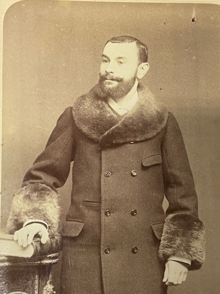 Original Large Photo Late 19th Century Dandy Portrait Gentleman E. Appert