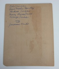 Antique 1890s Photograph First Bicycle Victorian Photograph 1896 Judd Family