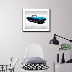 Classic Cars – 1965 Chevrolet Corvette in Nassau Blue – Muscle Car