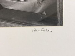 BRUCE BLUM SIGNED B&W Photo Print (10″X 13″)-«Beers on Draft «