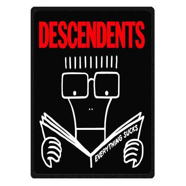 great DESCENDENTS Punk Roc Soft Warm Single-Side Printing Flannel Fleece Blanket