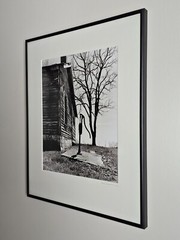 Original Signed John Bower 35mm Fine Art B&W Photograph 20×16 Framed Midwest Art