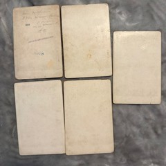 Victorian Cabinet Cards Child Portrait Lot O.C. Jarmuth South Chicago c1900