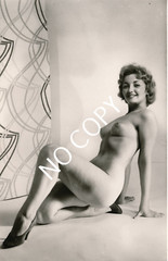 Photo art nude photo woman nude women art circa 1960. Unique X182